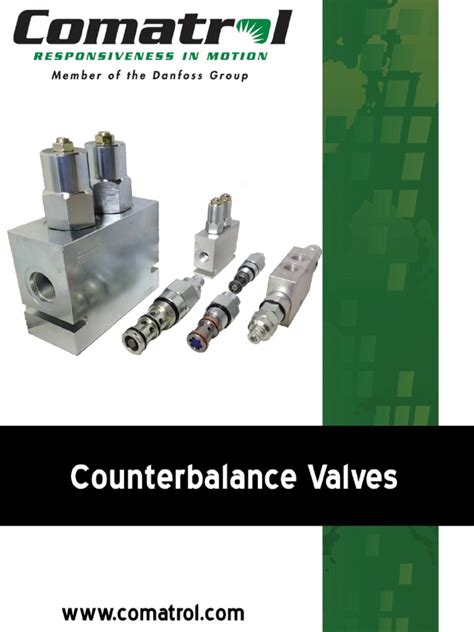 Counterbalance Valve Catalog Quick Reference Guide: An Overview of Hydraulic Counterbalance ...
