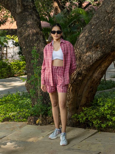 Relaxed Fit Shirt Shorts Co-ord