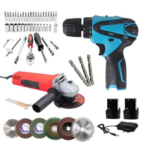 MLD Brushless 12V Li-ion Cordless Drill With Combo 850W 4-Inch Angle ...