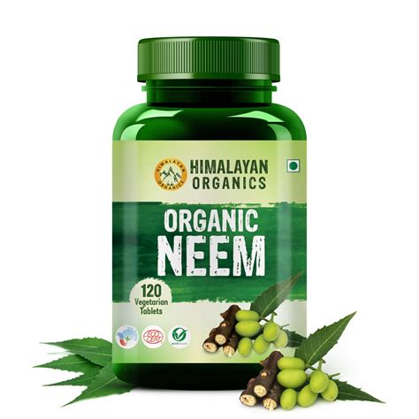 Himalayan Organics Organic Neem Tablets | Helps In Purification of ...