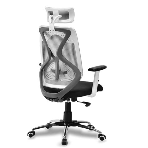CRATVZ High Back Mesh Ergonomic Office Chair, Adjustable Armrests ...