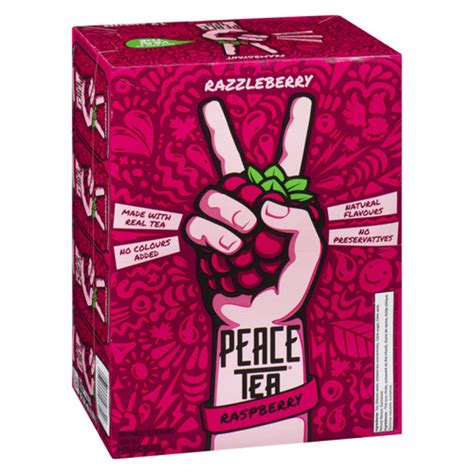 Peace Tea Iced Tea Drinks Razzleberry 12 x 341 ml (cans) - Voilà Online ...