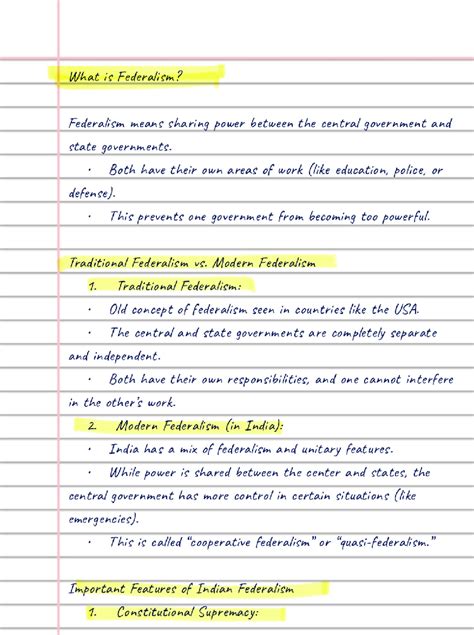 1 - Notes on bns - What is Federalism? Federalism means sharing power ...