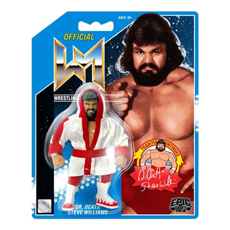 2025 Epic Toys Wrestling Megastars Series 4 "Dr. Death" Steve Williams ...