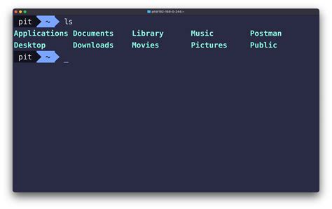 Image result for Mac OS Terminal LS