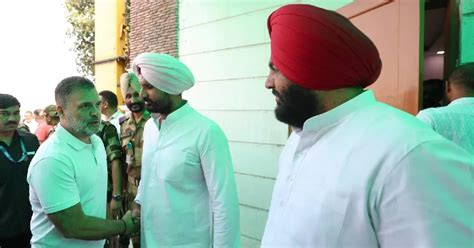 Congress MP Rahul Gandhi arrives at Punjab