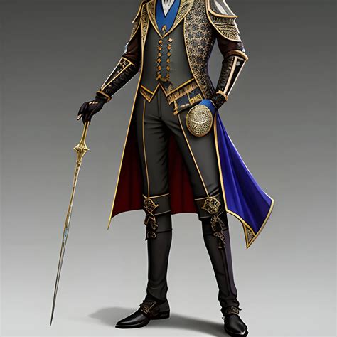 Medieval Noble, fantasy, stylish, elegant, wearing stained glass jacket ...
