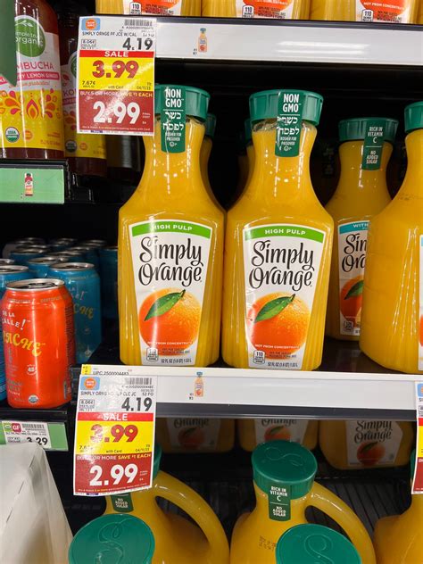 Simply Orange Orange Juice as low as $2.24! - Kroger Krazy