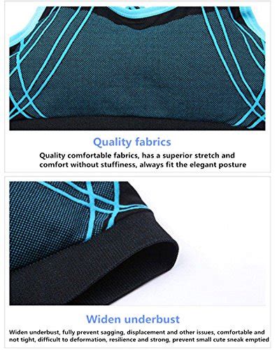 Buy Quttos PrettyCat High Performance Sports Bra (B, Blue) at Amazon.in