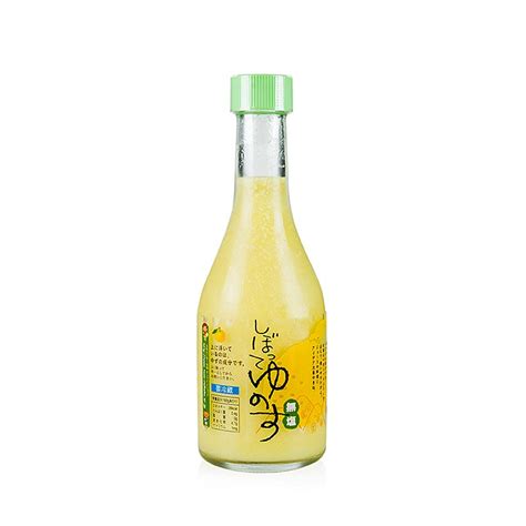Yuzu Juice Shibotte, fresh, 100% citrus fruit juice, 300 ml, carton ...