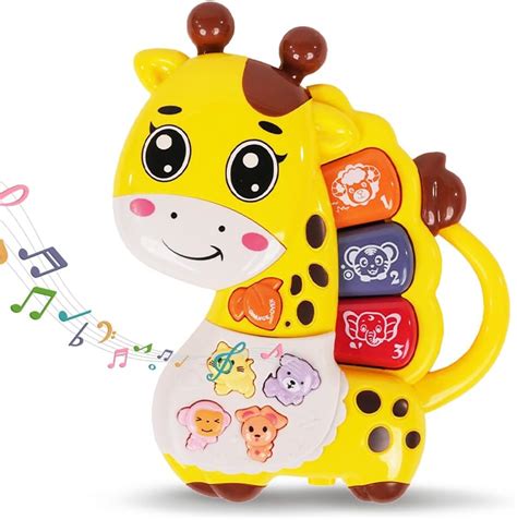 Buy Wembley Giraffe Piano Toys for Kids with Flashing Light Sound ...