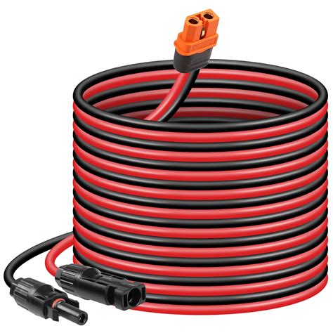CERRXIAN 16.4FT/5M 12AWG Solar Panel Connector to XT60i Female Solar ...