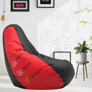 Flipkart Perfect Homes Studio 4XL Aastik Naastik Sarcastic - Black Red ...