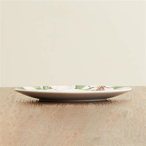 Buy Magnolia Ironstone Floral Print Dinner Plate - 28cm from Home ...