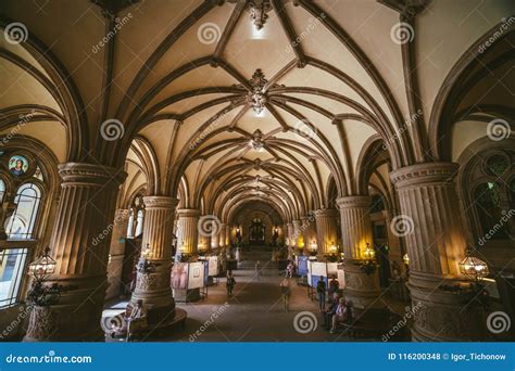 HAMBURG, GERMANY - 20 April 2018: Indoor View of Beautiful Famous ...