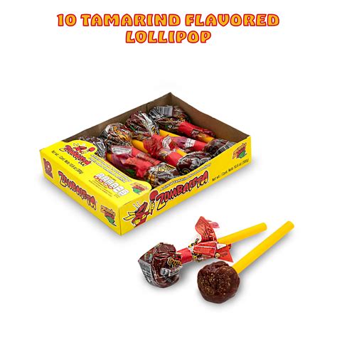 Zumbaleta Tamarind Lollipop 10pcs – Tamarind Candy Lollipops ...