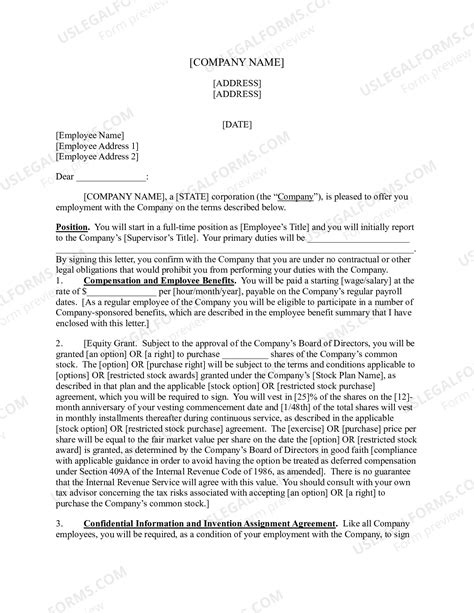 South Dakota Employee Offer Letter | US Legal Forms