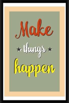 Motivational Frame Posters (Frame Size 14"x20" Inch) Paper Print ...