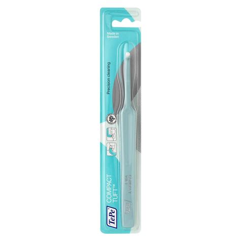 TEPE Compact Single Tuft brush for precision cleaning of difficult ...