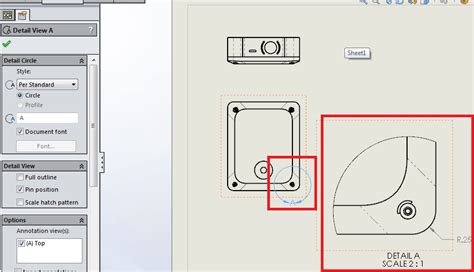Image result for SolidWorks Drawing Section View