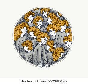 Society and Culture Illustration 的图像结果