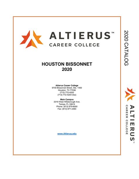 SOLUTION: Bissonnet altierus career college 2020 volume i version i 01 ...
