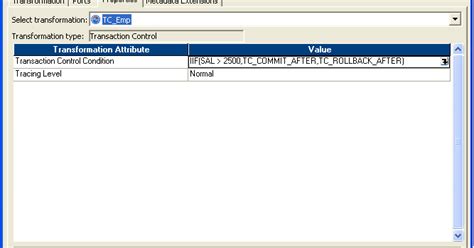 Image result for Transaction Control Transformation Informatica
