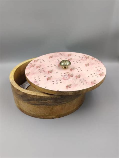 Round Wooden Roti Box Manufacturer, Supplier from Sambhal