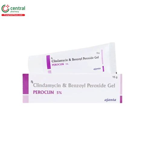 Thuốc Clindamycin and Benzoyl Peroxide Gel Peroclin 5% - gel trị mụn