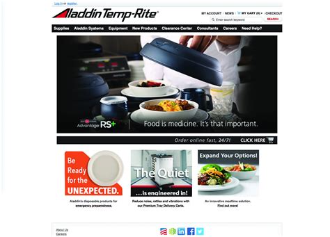 Custom Magento Website and Integration - Aladdin Temp-Rite