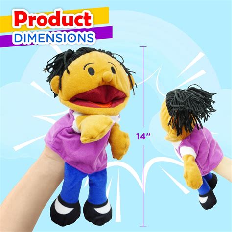 4E's Novelty 4E's Novelty Multicultural Hand Puppets for Kids - 8 India ...
