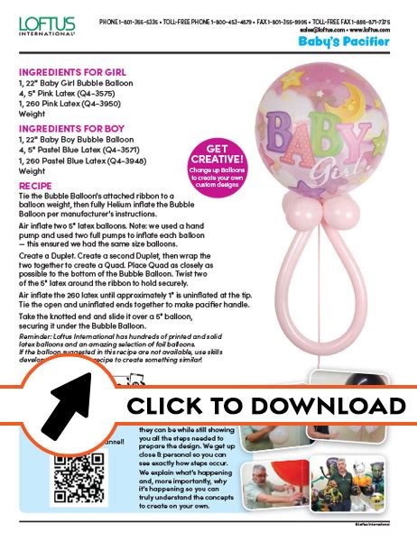 Image result for Balloon Pacifier Tutorial