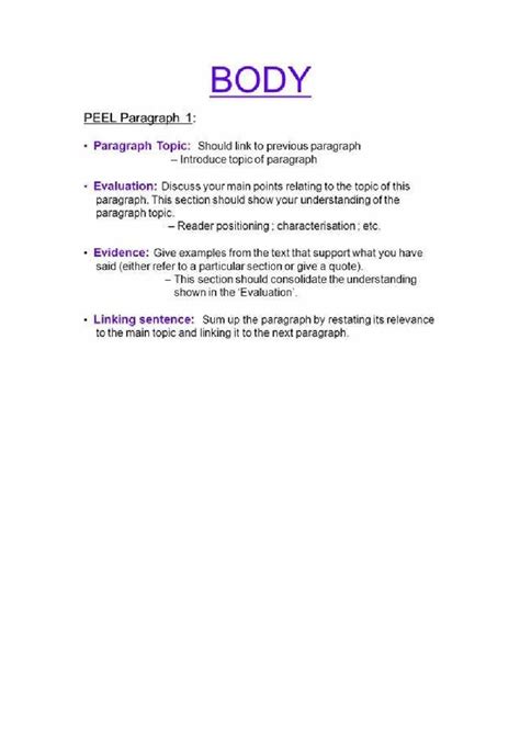 Example of Peel Paragraph Structure 的图像结果