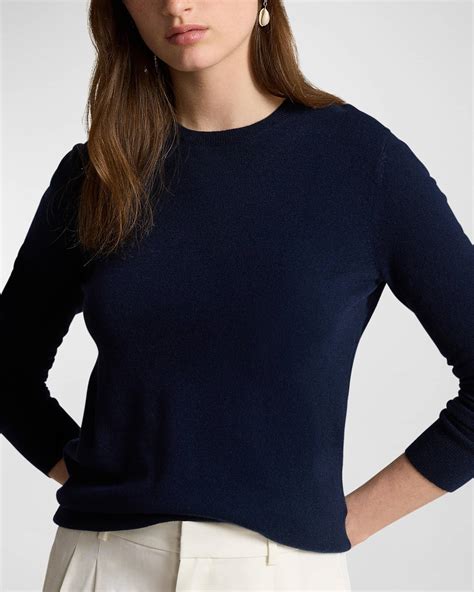 Polo Ralph Lauren Cashmere Crewneck Sweater | Neiman Marcus
