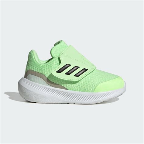 adidas RunFalcon 3.0 Hook-and-Loop Sneakers - Green | Kids' Lifestyle ...