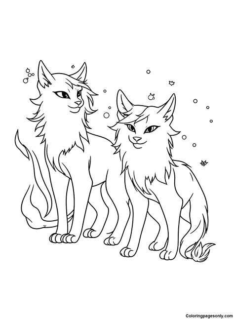 Warrior Cats Coloring Page