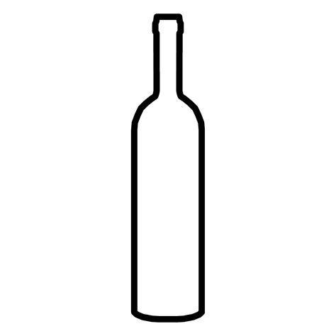 Outline Bottle Black Free Stock Photo - Public Domain Pictures