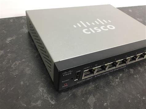 Cisco 8 port gigabit poe smart switch sg250-08hp - India | Ubuy