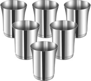 Embassy (Pack of 6) 76319 Glass Set Water/Juice Glass Price in India ...