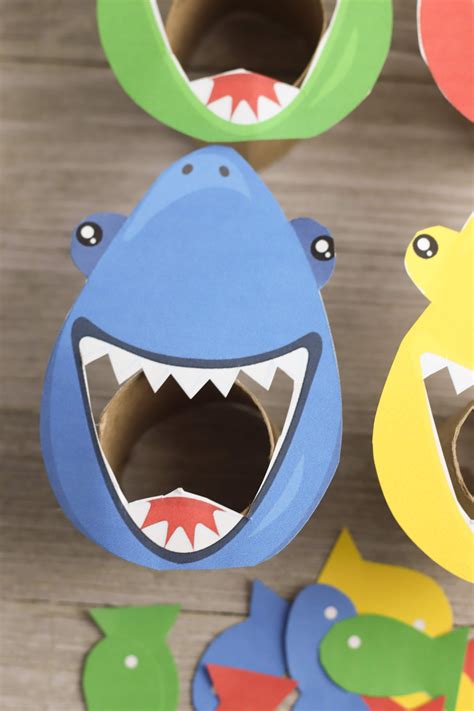 Feed the shark game with free printable – Artofit
