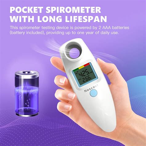 Nascool Accurate Digital Peak Flow Meter for Asthma, COPD - India | Ubuy
