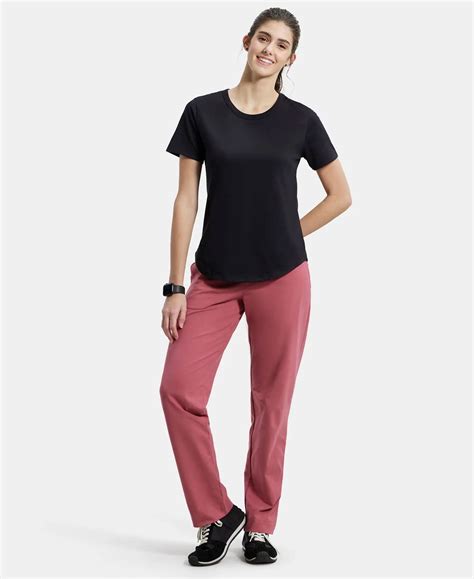 Buy Super Combed Cotton Rich Relaxed Fit Solid Curved Hem Styled Half ...