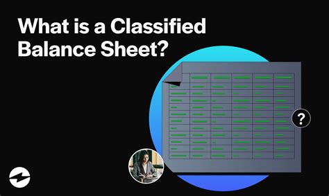 Detailed Classified Balance Sheet