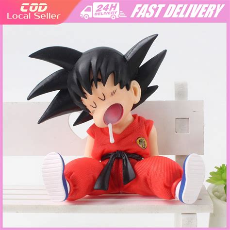 PVC Childhood Goku figure 9CM Dragon Ball Model Car ornament gift model ...