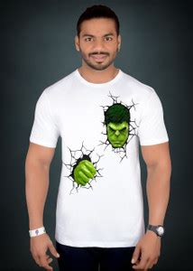 MURAL FASHIONS Printed Men Round Neck White T-Shirt - Buy MURAL ...