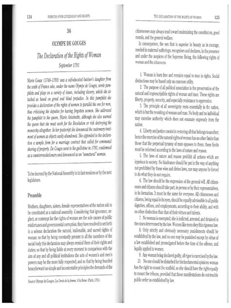 Image result for The Rights of Woman Olympe De Gouges