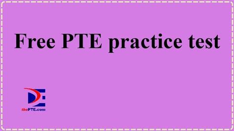 Image result for PTE Practice Test