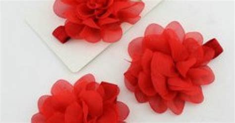 Beautiful Red Floral Wedding Toe Blooms with Free Hair Band for Infant ...