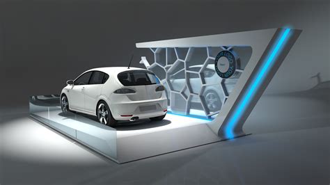 Car Exhibition Stand Collection 3D - TurboSquid 1728786