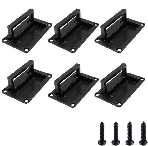 Bitray Recessed Lifting Handles Black Hatches Pull Handle Toolbox ...